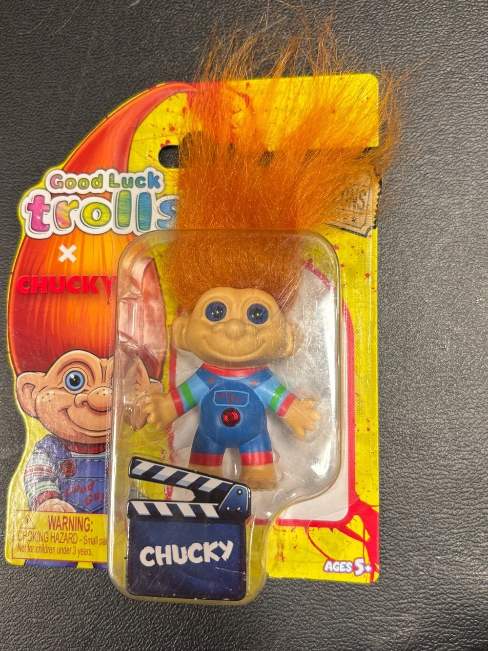 Chucky Orange Hair troll Collectible Kids Toy